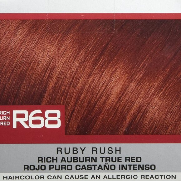 L'Oréal Paris Féria Power Red Hair Color, R68 Rich Auburn True Red - Picture 9 of 9